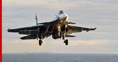 Истребители Северного флота начали перелет в Крым на "наземный авианосец" - profile.ru - Россия - Крым - Саки