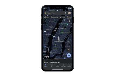 Темная тема Google Maps теперь доступна и на iOS - itc.ua - Украина