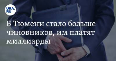 В Тюмени стало больше чиновников, им платят миллиарды - ura.news - Тюмень