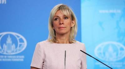Владимир Зеленский - Мария Захарова - Владимир Александрович - Захарова обвинила Зеленского в распаде Украины из-за его слов о русских в Донбассе - newzfeed.ru - Москва - Россия - Украина - Донбасс