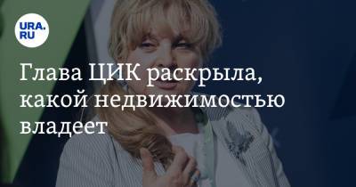 Элла Памфилова - Глава ЦИК раскрыла, какой недвижимостью владеет. «У меня ничего нет» - ura.news - Москва - Россия - Московская обл. - Рига