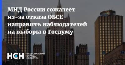 Александр Бикантов - МИД России сожалеет из-за отказа ОБСЕ направить наблюдателей на выборы в Госдуму - nsn.fm - Россия