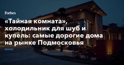 «Тайная комната», холодильник для шуб и купель: самые дорогие дома на рынке Подмосковья - forbes.ru - Московская обл. - Минск