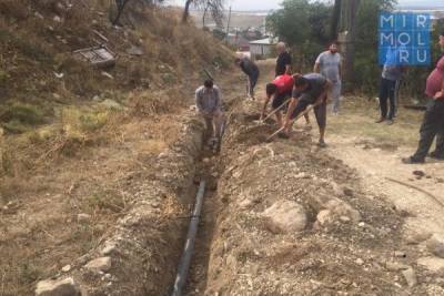 В селе Уллубийлаул Карабудахкентского районе проложен новый водопровод - mirmol.ru - респ. Дагестан - район Карабудахкентский