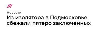 Владимир Маругов - Александр Мавриди - Николай Тетеря - Александр Бутнару - Денис Грозаву - Иван Цуркану - Из изолятора в Подмосковье сбежали пятеро заключенных - tvrain.ru - Московская обл.