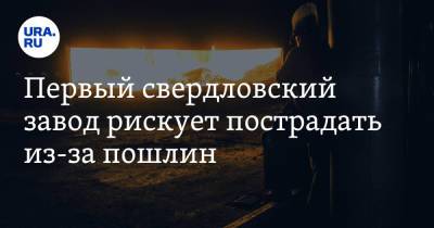Константин Селянин - Первый свердловский завод рискует пострадать из-за пошлин - ura.news - Свердловская обл.