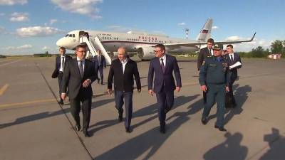 Владимир Путин - Владимир Путин прибыл с рабочей поездкой в Челябинскую область - 1tv.ru - Челябинская обл.