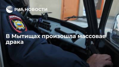 Полицейские устанавливают личности мужчин, устроивших массовую драку в Мытищах - ria.ru - Москва - Россия
