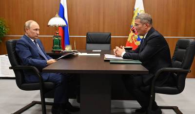 Владимир Путин - Радий Хабиров - Радий Хабиров рассказал Владимиру Путину о слиянии УГАТУ и БашГУ - mkset.ru - Башкирия - Уфа - район Абзелиловский