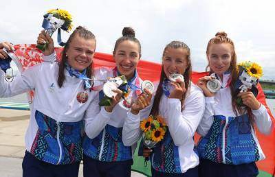 Женская байдарка-четверка Беларуси выиграла серебро на дистанции 500 м в финале Олимпиады - ont.by - Токио - Белоруссия - Япония - Венгрия - Польша
