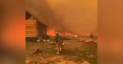 В Якутии лесной пожар добрался до села Бясь-Кюель, жителей эвакуируют - reendex.ru - респ. Саха - район Горный