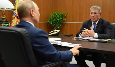 Владимир Путин - Светлана Радионова - Президент Путин обратил внимание главы Башкирии на качество воды и сбросы - mkset.ru - Башкирия