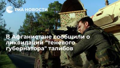В Афганистане сообщили о ликвидации "теневого губернатора" талибов в провинции Нимроз - ria.ru - Россия - Вашингтон - Афганистан - Талибан