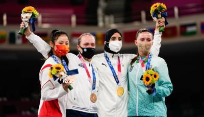 Иранец Ганджзаде и египтянка Абделазиз стали Олимпийскими чемпионами в кумитэ - sportarena.com - Китай - Украина - Токио - Казахстан - Египет - Турция - Япония - Саудовская Аравия - Азербайджан