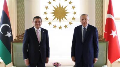 Реджеп Тайип Эрдоган - Президент Турции провел переговоры с премьером Ливии - trend.az - Турция - Ливия - Стамбул - Премьер-Министр