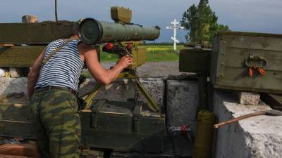 Народная Милиция ДНР уничтожила украинскую технику под Донецком - anna-news.info - Украина - ДНР - Донецк - Донбасс