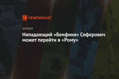 Николо Скир - Нападающий «Бенфики» Сеферович может перейти в «Рому» - championat.com - Италия - Португалия