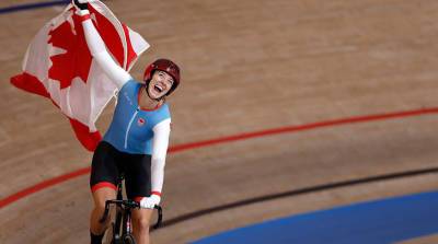 Канадская велосипедистка Келси Митчелл первенствовала на Играх в индивидуальном спринте - belta.by - Токио - Гонконг - Белоруссия - Канада