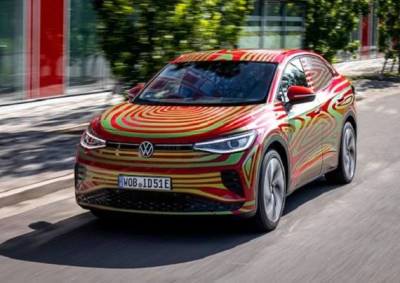 VW показал спортивный электрический кроссовер в стиле купе - newsland.com