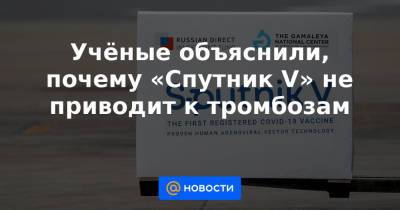 Александр Чепурнов - Алексей Аграновский - Учёные объяснили, почему «Спутник V» не приводит к тромбозам - news.mail.ru