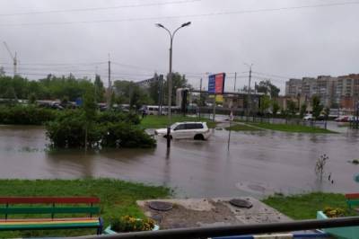 Улицы Хабаровска затопило до прихода паводка - hab.aif.ru - Хабаровск