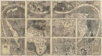 Карта Вальдземюллера, открывшая миру слово "Америка", 1509 г - skuke.net - Интересно