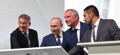 Владимир Путин - Себастьян Курц - Путин дал старт производству на новом цементном заводе в Башкирии - runews24.ru - Австрия - Россия - Башкирия - район Абзелиловский