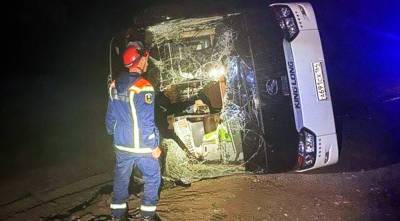 В аварии автобуса под Саратовом пострадали 12 человек - tvc.ru - Саратовская обл. - Саратов - Белгород - Калининск