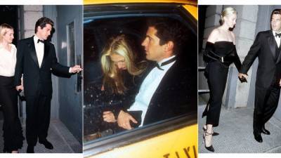 Calvin Klein - Джон Кеннеди - Manolo Blahnik - Кэролин Бессетт и Джон Кеннеди-младший — самая красивая пара Америки 1990-х - skuke.net - США - Брак