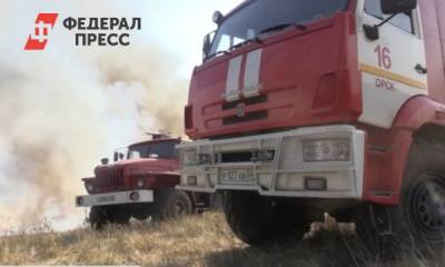 В Оренбуржье природный пожар тушат с помощью военной авиации - fedpress.ru - Россия - Башкирия - Оренбург