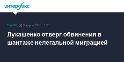 Александр Лукашенко - Лукашенко отверг обвинения в шантаже нелегальной миграцией - interfax.ru - Москва - Белоруссия - Ирак - Литва - Минск