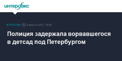 Полиция задержала ворвавшегося в детсад под Петербургом - interfax.ru - Москва - Ленинградская обл. - Петербурга - Кудрово - р-н Всеволожский