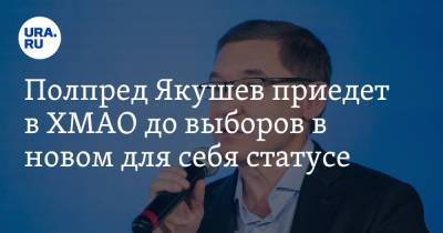Владимир Якушев - Полпред Якушев приедет в ХМАО до выборов в новом для себя статусе - ura.news - Россия - Ханты-Мансийск - Сургут - Югра - Уральск