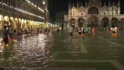 Наводнение затопило главную площадь Венеции - novostiua.news - Украина - Италия - Венеции