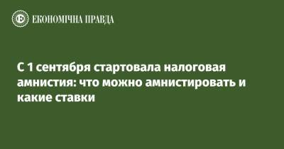 Ринат Ахметов - Вадим Новинский - Виктор Пинчук - С 1 сентября стартовала налоговая амнистия: что можно амнистировать и какие ставки - epravda.com.ua - Украина