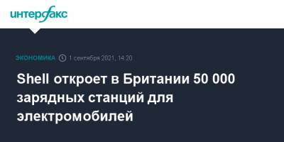 Shell - Shell откроет в Британии 50 000 зарядных станций для электромобилей - interfax.ru - Москва - Англия - Голландия - Великобритания