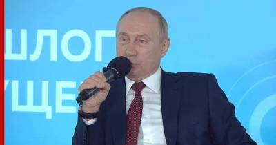 Владимир Путин - Петр I - Школьник поправил Путина во время открытого урока - profile.ru - Россия - Швеция - Владивосток