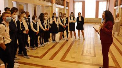 В Палате представителей провели урок знаний для столичных гимназистов - belta.by - Белоруссия - Минск