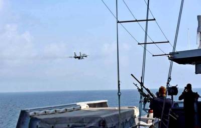 Российский Су-30СМ с двумя ракетами Х-31 припугнул корабль НАТО возле Тартуса - topcor.ru - Россия - Сирия - Иран