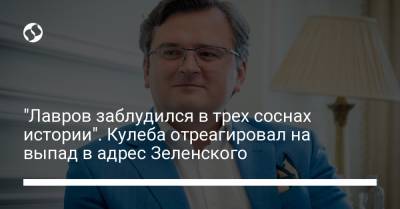 Владимир Зеленский - Сергей Лавров - Дмитрий Кулеба - "Лавров заблудился в трех соснах истории". Кулеба отреагировал на выпад в адрес Зеленского - liga.net - США - Украина - Русь - Twitter