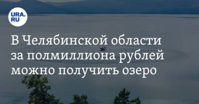 В Челябинской области за полмиллиона рублей можно получить озеро. Скрин - ura.news - Челябинская обл. - район Октябрьский
