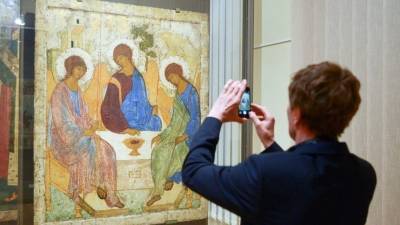 Андрей Рублев - Какие тайны зашифрованы в знаменитой «Троице» Андрея Рублева - 5-tv.ru - Россия