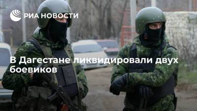 В Дагестане во время контртеррористической операции ликвидировали двух боевиков - ria.ru - Москва - Россия - респ. Дагестан - район Буйнакский