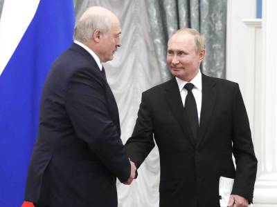 Владимир Путин - Александр Лукашенко - «Кто кого поглотит»: на переговорах Лукашенко развеселил Путина шуткой про интеграцию - bloknot.ru - Москва - Россия - Белоруссия