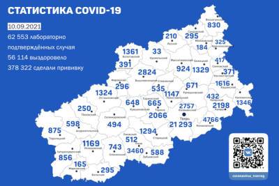 60 жителей Твери за сутки заразились коронавирусом - tver.mk.ru - Тверь - Тверская обл.