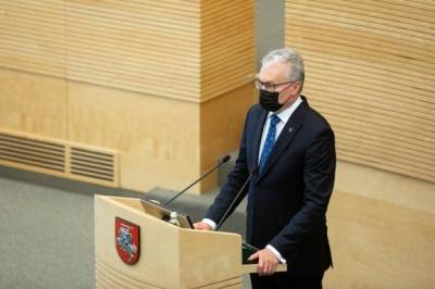 Гитанас Науседа - Президент призвал сейм заменить "законодательный бульдозер" на дискуссии - obzor.lt - Литва