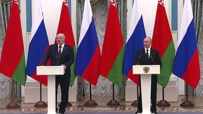 Владимир Путин - Александр Лукашенко - По итогам семичасовой встречи лидеры России и Белоруссии дали пресс-конференцию - 1tv.ru - Россия - Белоруссия - ?