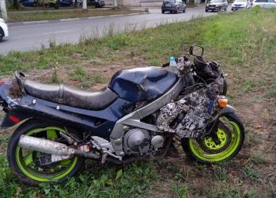 В ДТП на улице Бирюзова пострадал мотоциклист без прав - 7info.ru - Рязань