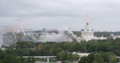 В Москве на ВДНХ начался пожар - moslenta.ru - Москва - Россия - территория Вднх