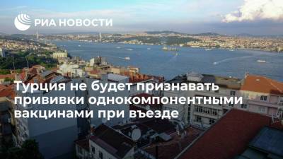 Турция отказалась признавать прививки однокомпонентными вакцинами при въезде в страну - ria.ru - Россия - Турция - Анкара
